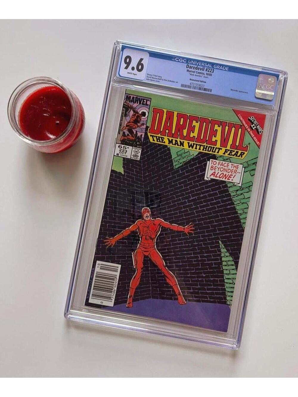 Daredevil #223 CGC 9.6 (1985) Mark Jewelers Insert | John Byrne - Graded Comic